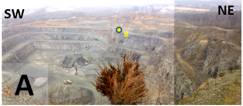 2012 SW view of Moores Station quarry